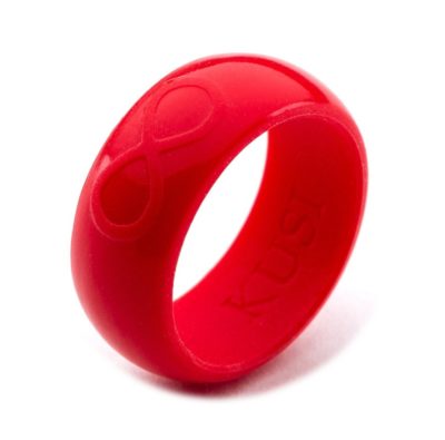 Men’s Red Silicone Ring