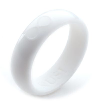 Women’s White Silicone Ring